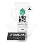 After Inked Tattoo Lotion - Tattoo Moisturizer Aftercare Lotion, Tattoo Balm, Ink Hydration Tattoo Aftercare Kit, 3 Fluid oz Tube (2-Pack)
