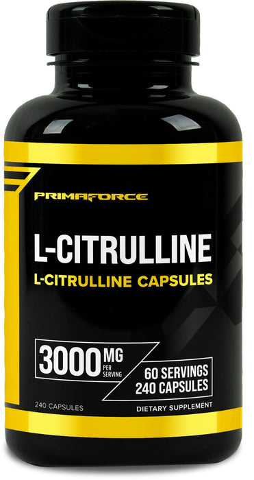 Primaforce L-Citrulline 3000mg, 240 Capsules, 60 Servings