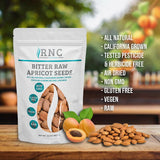 Richardson Nutritional Center Raw Bitter Apricot Seeds – 2 lb (32 oz) – California Grown, Vegan, Non-GMO, Gluten-Free