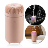 Unee Car Diffuser,USB Plug-in 100ml Small Essential Oil Humidifier Aromatherapy Diffusers for Office Room(Pink)