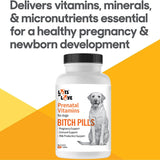 Bitch Pills - Pregnant Dog Prenatal Vitamins - 45 Tablets