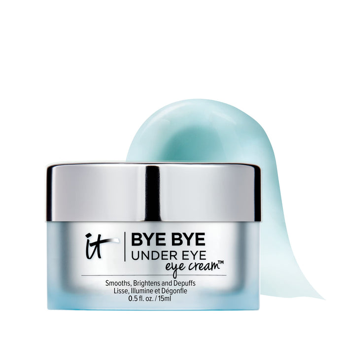 IT Cosmetics Bye Bye Under Eye Eye Cream - Hydrating, Quick-Absorbing Formula - Smooths The Look Of Fine Lines & Wrinkles, Visibly Brightens Dark Circles - With Hyaluronic Acid - 0.5 Fl Oz