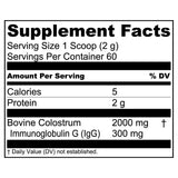 Live Conscious Colostrum Powder - Grass Fed Colostrum Supplement with Lactoferrin for Iron Absorption - Bovine Colostrum an Immune System Supplement