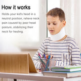 HKJD Kids Neck Brace for Neck Pain and Support, Soft Foam Cervical Collar Adjustable Youth Neck Support for Childrens Whiplash and Childs Torticollis Neck Stabilizer