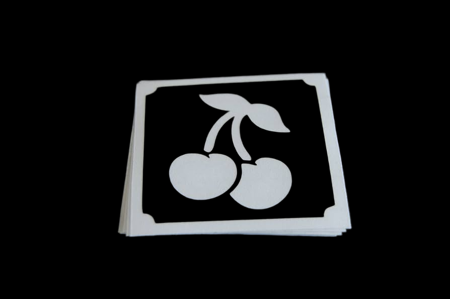 DIRECTGLOW LLC Cherries Make Up Stencil 5 Pack