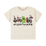 Nightmare Before Christmas Friends show graphic T shirt Halloween shirt cute spooky Halloween toddler shirt scary cute themed shirt Halloween onesie Halloween baby shirt Jack and Sally (5 toddler)