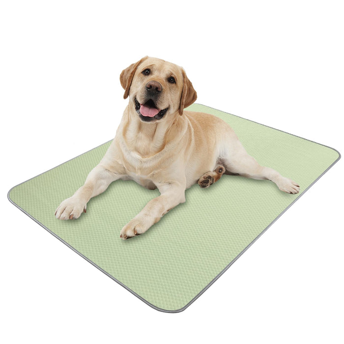 Buvlnee Summer Dog Cooling Mat Washable Ice Silk Self Cool Pad for Small Medium Large Dogs and Cats, Pet Sleeping Pad for Crate, Bed, Indoor & Outdoor Floor, Car Seats