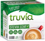 Truvia Natural Sweetener – 400-Count Zero Calorie Sweetener Packets – Plant-Based Coffee Sweetener – Sugar Substitute Sweetener for Coffee, Baking, Food – Gluten-Free and Vegan-Friendly Sweeteners