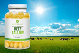 Antler Farms – 100% Pure New Zealand Beef Tallow - Grass Fed, Pasture Raised, Top Grade, Purified And Filtered, Natural Beef Tallow - 200 Softgels, 500mg