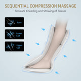 FIT KING Cordless Foot and Leg Massager, Rechargeable Foot and Calf Massage Boots, Portable Compression Boot for Circulation, Pain Relief Recovery After Training, Healthy Travel Gift