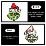 ELEFOCUS Christmas Embroidered Patches, Decorative Anime Repair Appliques for Sewing/Ironing Jackets Jeans Hats Backpacks Socks-9 Pcs