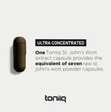 1,000mg Ultra High Strength St. John's Wort Capsules (Non-GMO) - 7X Concentrated Extract - 0.3% Hypericin - Highly Purified and Bioavailable - 120 Capsules