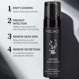 207ml Tattoo Foam Tattoo Aftercare Cleaning Mousse, Tattoo Cleaner Skin Cleaning for after Tattoos, Tattoo Lotion Cream Tattoos Color Enhancement Brightening