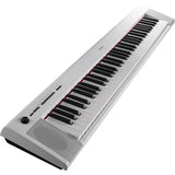 Yamaha NP32 76-Key Lightweight Portable Keyboard with PA130 Power Adapter, White