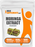 BulkSupplements.com Moringa Extract Powder - Superfood Supplement, from Moringa Oleifera, Moringa Powder - Vegan & Gluten Free, 1000mg per Serving, 500g (1.1 lbs) (Pack of 1)
