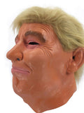 LEKA NEIL Donald Trump Realistic Celebrity Masks Latex Costume for Adults American Campaigner Mask Great Halloween Costume Accessory Adult size Orange