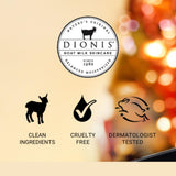 Dionis Goat Milk Skincare - 5 Pack of 1 oz Hand Creams (Creamy Coconut & Oats, Peppermint Twist, Sea Treasures, Sugarberry, Vanilla Bean)