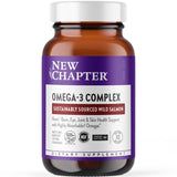 New Chapter Omega-3 Complex, Fish Oil Supplement Wild Alaskan Salmon for Heart, Brain, Eye, Joint & Skin Health Support - 30 Count