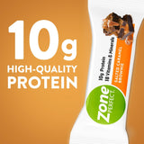 ZonePerfect Protein Bars, 10g Protein, 18 Vitamins & Minerals, Nutritious Snack Bar, Salted Caramel Brownie, 20 Bars