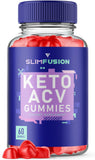 Slim Fusion ACV Keto Gummies Slimfusion ACV Keto Gummies Advanced Loss Plus, Slim Fusion Keto Gummies Apple Cider Vinegar Supplement 525MG Beet Root Folate Vitamin B12 (60 Gummies)