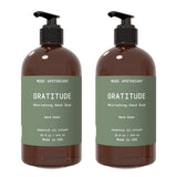 Muse Apothecary Hand Ritual - Botanical Collection - Aromatic and Nourishing Hand Soap, Infused with Natural Aromatherapy Essential Oils - 16 oz, Warm Cedar, 2 Pack