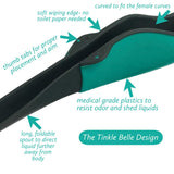 The Tinkle Belle Female Urination Device | Portable Urinal Without Case-Stand to Pee While Staying Fully Clothed! Easy, Compact, Reliable for Hiking/Camping/Travel/Concerts/Festivals/Dirty Toilets