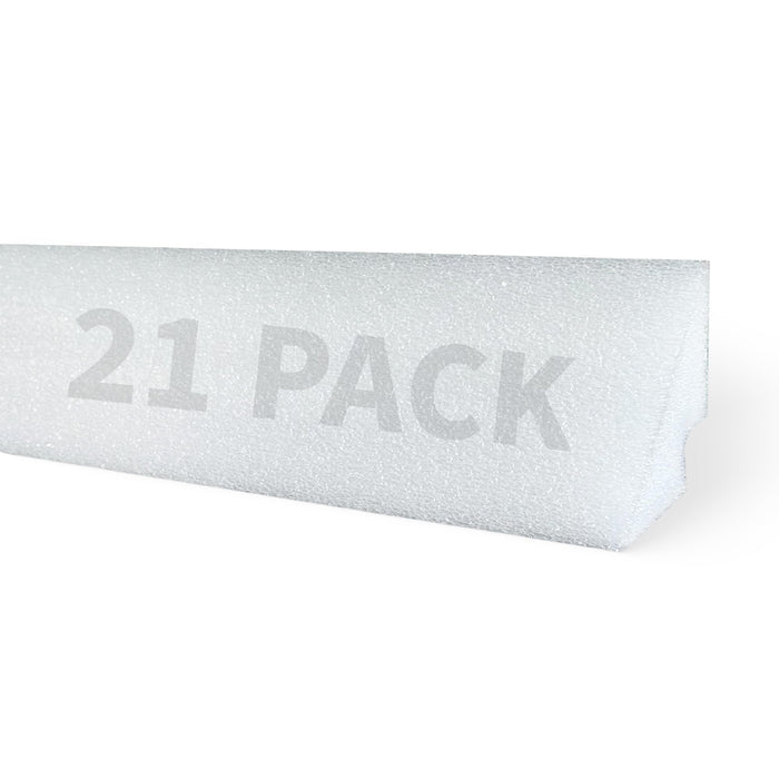 Blue Wave Peel and Stick Pool Cove for Above Ground Pools, 21-Pack – Resilient HDPE Construction – 85-Ft of Total Liner Coverage for up to 27-Ft Round or 18x33-Ft Oval Pools – Sand Cove Alternative