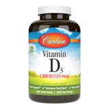 Carlson Vitamin D3 5,000 IU, Bone Health, 360 Soft Gels