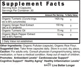 Nutri Organic Turmeric Supplement 1425mg - 40x More Bioavailable - 95% Curcuminoids - Turmeric Curcumin with Black Pepper, Ginger & Turmeric Oil - Tumeric and Ginger Supplement