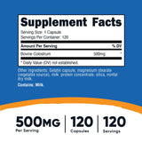 Nutricost Colostrum 500mg, 120 Capsules - Gluten Free & Non-GMO