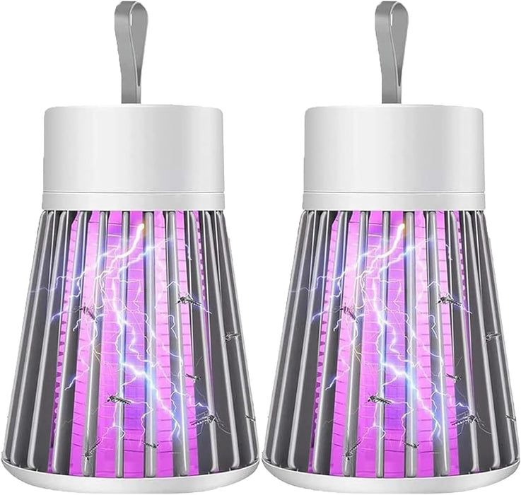 Mozz Guard 𝑴osquito 𝒁apper 2024, New Generation Portable Cordless Mozzguard 2.0,USB Charing and Low Noise, Suitable for Indoor, Home Garden, Camping, Picnic (2pc)