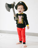 VAENAIT BABY Infant Kids Toddler Boys Girls Halloween Novelty Pajama Set Pirate XXS