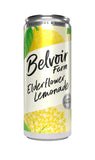 BELVOIR FARM - Elderflower Lemonade, Delicious and Light, Natural Hand-Picked Elderflowers, Crafted with Nature, Low in Sugar and Calories, Gluten Free, Suitable for Vegans & Vegetarians 4x330ml