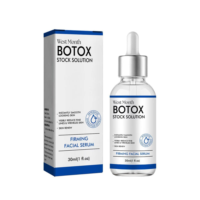 Botox Face Serum, Botox Stock Solution Facial Serum with Vitamin C & E, Instant Face Lift & Anti Aging Serum, Boost Skin Collagen, Reduce Fine Lines, Wrinkles, Plump Skin