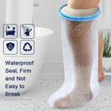 Bukihome Shower Watertight Foot Protector, Adult Leg Cast Covers, Extra Large Capacity Adult Thigh Tension & Super Waterproof Leg Protector, For Thigh size 21.65-23.23 inches
