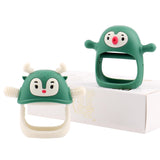 Smily Mia Penguin Buddy and Reindeer 2 in 1 Christmas Gift Set for 0-12 Months Teething Babies,Pine Green