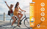 nutrazul Immune Triple Action Effervescent Tablets - Vitamin C 1000 mg, Vitamin D 400 IU, Zinc 10mg I Orange (Pack of 5X20) | Gluten Free, Sugar Free, Lactose Free & Preservative Free