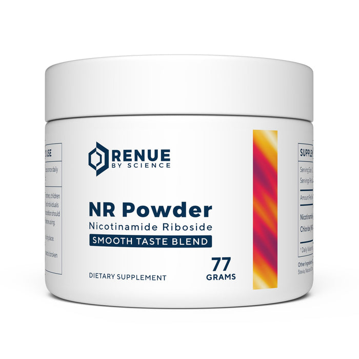 Renue By Science Nicotinamide Riboside Powder, 1000mg NAD Precursor, High Potency NR Sublingual Citrus Burst Flavor for Cellular Health, Rejuvenation, Neuroprotection, and Longevity, 60 Servings