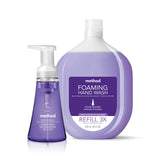 Method Foaming Hand Soap Refill, French Lavender, Recyclable Bottle, Biodegradable Formula, 28 fl oz (Pack of 4)