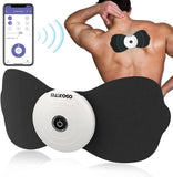 MASTOGO Wireless TENS & EMS Unit Back Pain Relief Massager - APP Controlled Bluetooth EMS Muscle Stimulator Machine for Back Shoulder Leg Neck Pain Relief (Black)