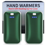 Hand Warmers Rechargeable, 2 Pack 4000mAh Electric Handwarmer, Portable Pocket Heater Handwarmers, Gifts for Men, Women, Christmas, Outdoor, Indoor, Golf, Camping, Hunting Accessories