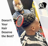 Twist It Up Comb (Red Desires) - Alternative to Hair Sponges for Black Men Curls and Sponge for Hair, Tennis Racket for Hair Twist Comb