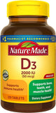 Nature Made Vitamin D3 2000 IU, Value Size, 220-Count (Pack of 2)