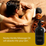 Nooky Massage Oil with Premium Natural Ingredients. Relaxing Essential and Sweet Almond Oils for Massaging 16 Ounces