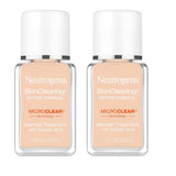 NEUTROGENA Skin Clearing Oil Free Makeup Blemish Treatment NUDE 40 (Pack of 2)