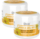 Dulàc - Arnica Cream, Arnica Gel Extra Strong 98% 1000 ml (2 Pack of 500ml), Muscles and Joints Massage, Natural and Dermatologically Tested, Made in Italy