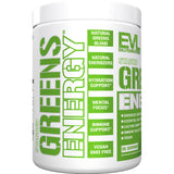 Greens and Superfoods Energy Drink Powder - EVL Super Greens Powder Smoothie Mix with Caffeine Spirulina Chlorella and Wheat Grass - Vegan Greens Superfood Powder for Energy Focus and Immunity