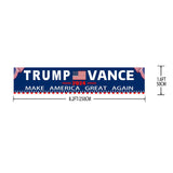 Trump Vance 2024 For President Campaign Large Banner Sign Flag with Brass Grommets,Trump Make America Great Again Outdoor Sign House Banner Yard Lawn Decoration 98X18''