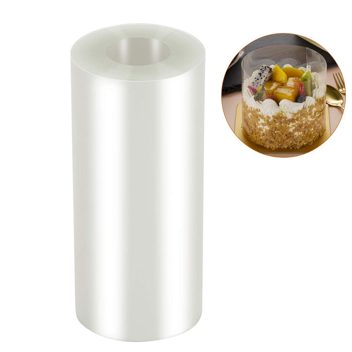 Cake Collars 10 x 394inch (5.9 mil thick) Transparent Acetate Sheets Rolls for Baking Surrounding Edge Decorating