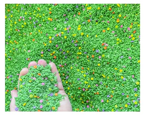 Sensory Bin Filler for Sensory Table - Colored Rice for Sensory Play (Flower Rice)
